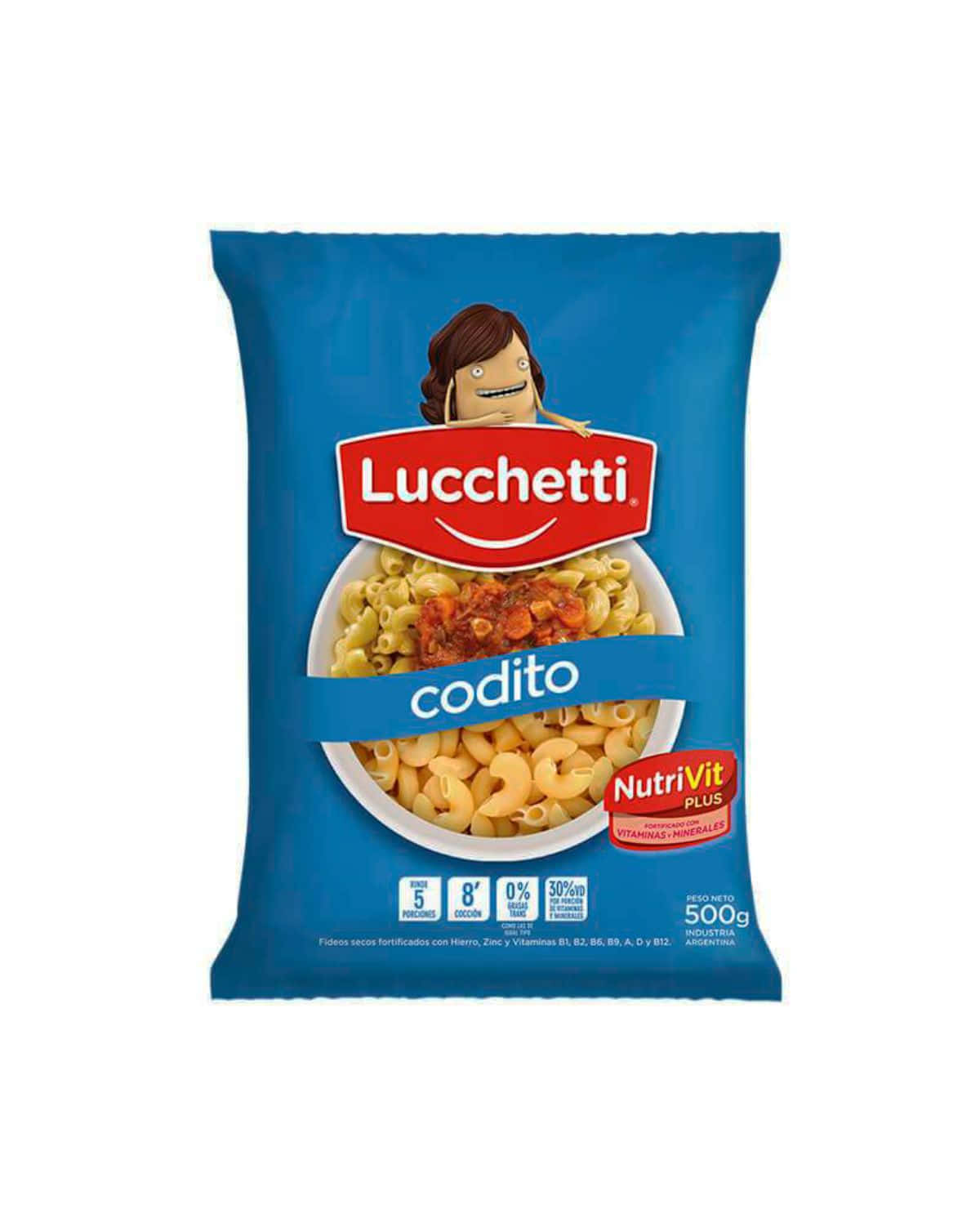 Fideos Lucchetti Codito 500 Gr